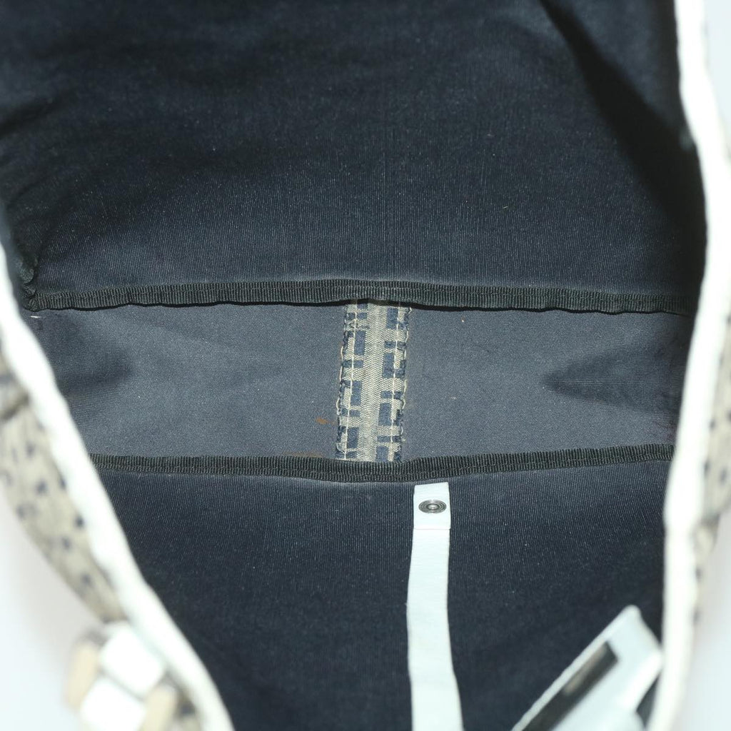 FENDI Zucchino Canvas Tote Bag Navy 3677 8BH006 028 bs4584