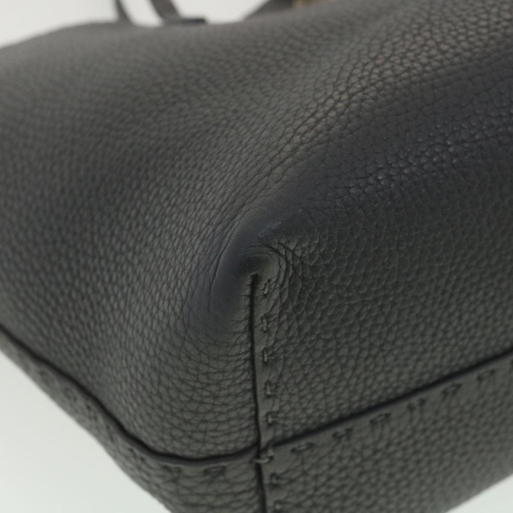 FENDI Celeria Tote Bag Leather Gray bs4608