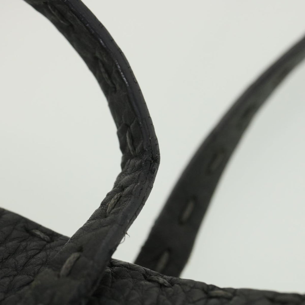FENDI Celeria Tote Bag Leather Gray bs4608