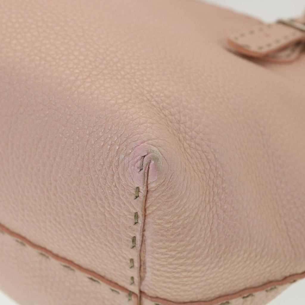 FENDI Celeria Tote Bag Leather Pink bs4616