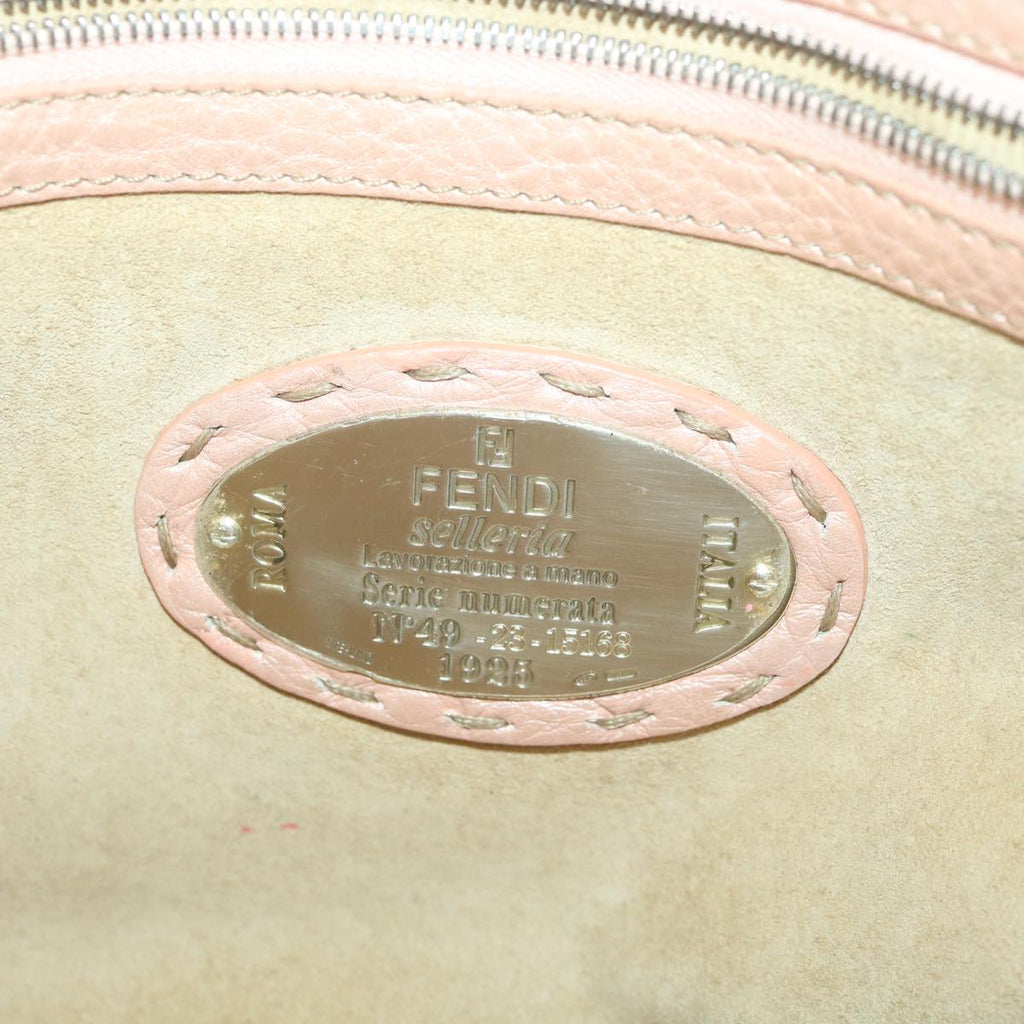 FENDI Celeria Tote Bag Leather Pink bs4616