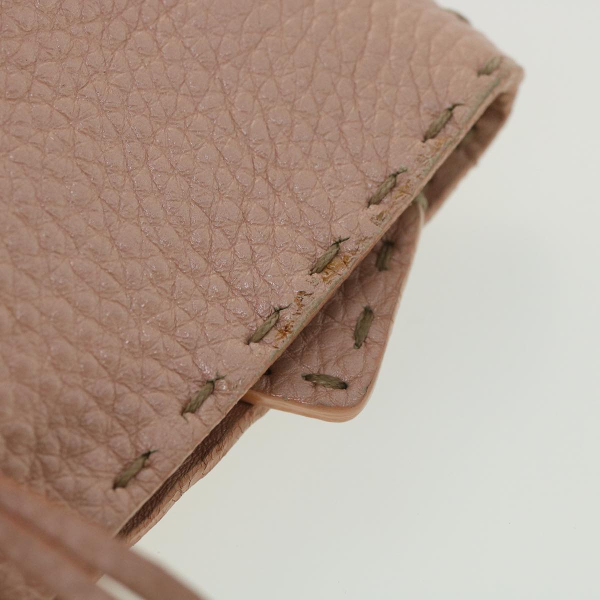FENDI Celeria Tote Bag Leather Pink bs4616