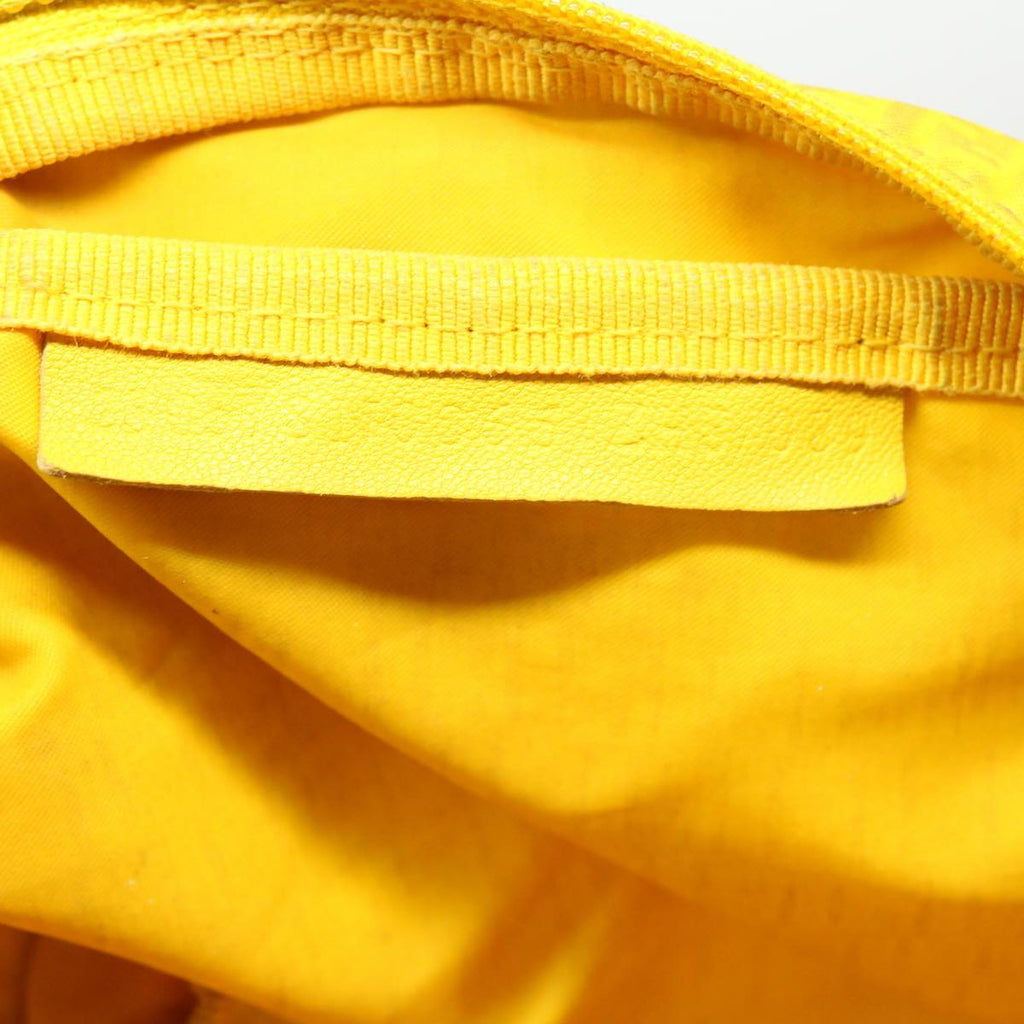 FENDI Zucchino Canvas Pouch Yellow bs4618