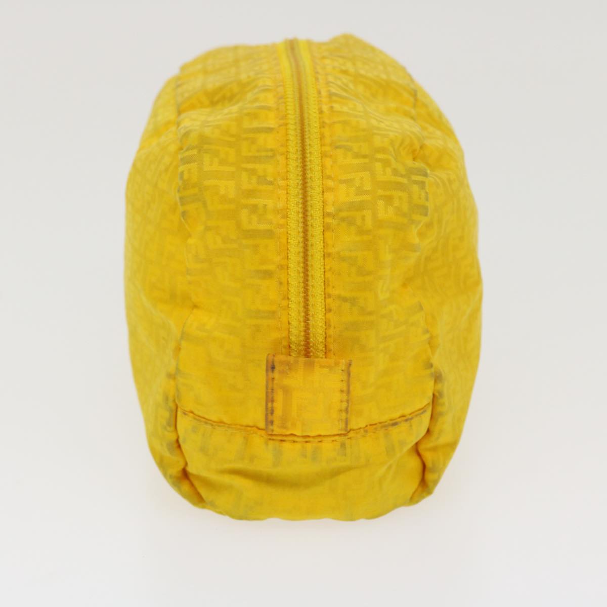 FENDI Zucchino Canvas Pouch Yellow bs4618