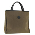 FENDI Pecan Canvas Hand Bag Brown bs4791