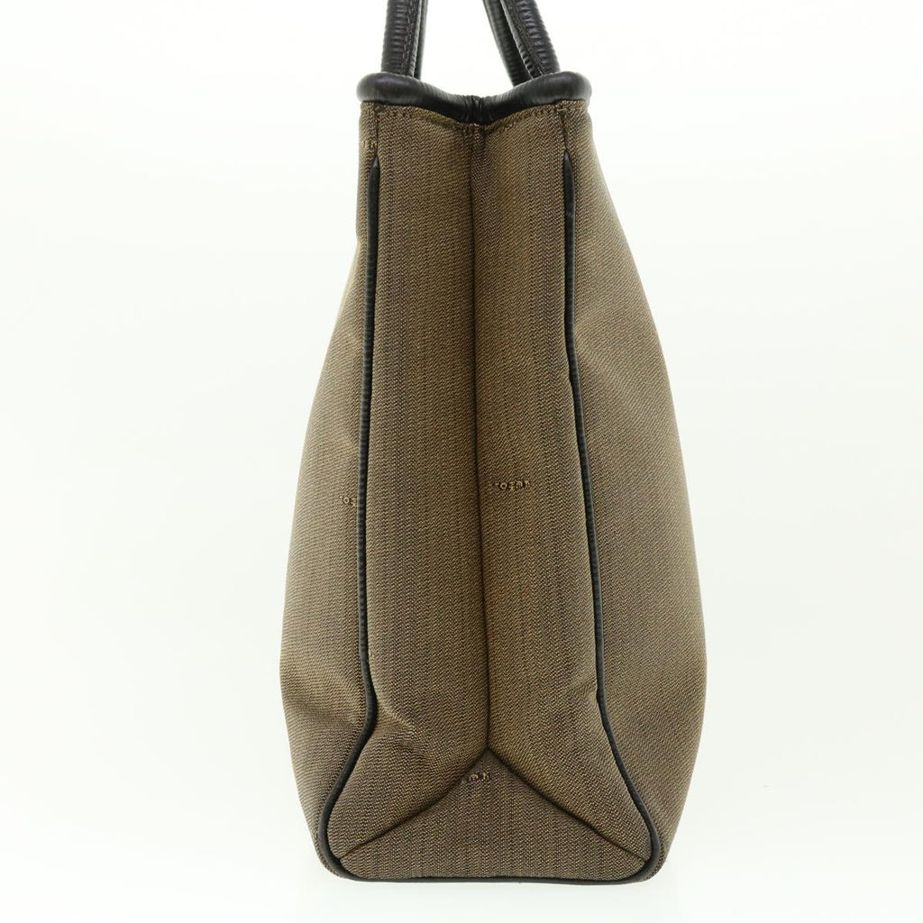 FENDI Pecan Canvas Hand Bag Brown bs4791