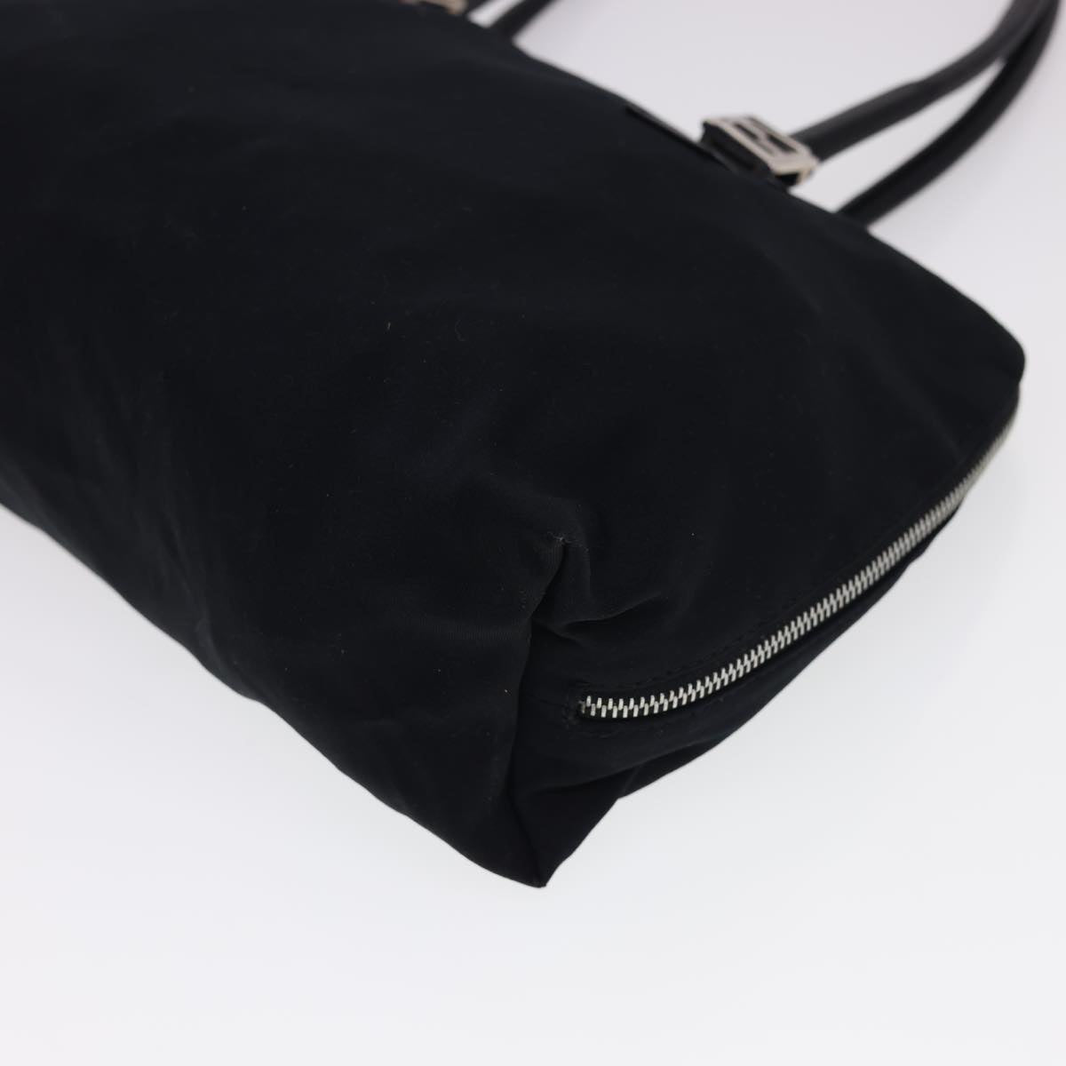 FENDI Hand Bag Nylon Black bs4809