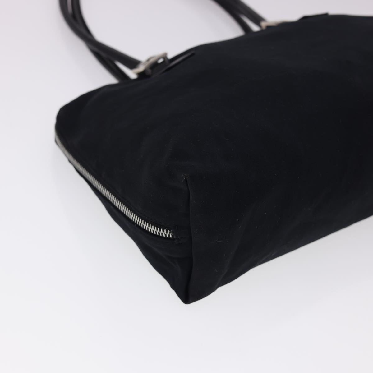 FENDI Hand Bag Nylon Black bs4809