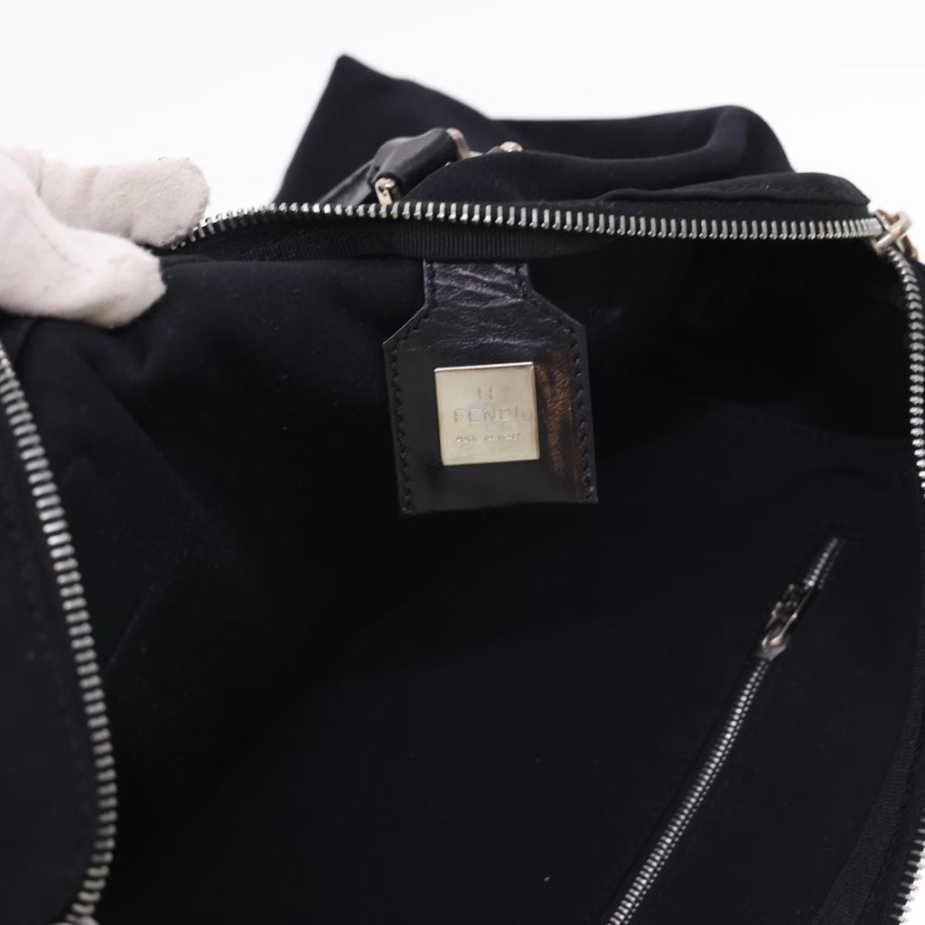 FENDI Hand Bag Nylon Black bs4809