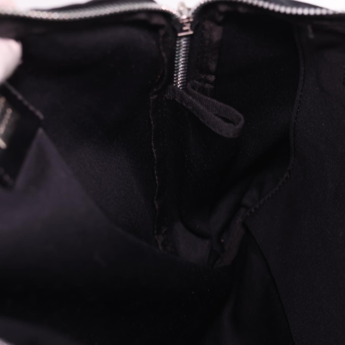 FENDI Hand Bag Nylon Black bs4809