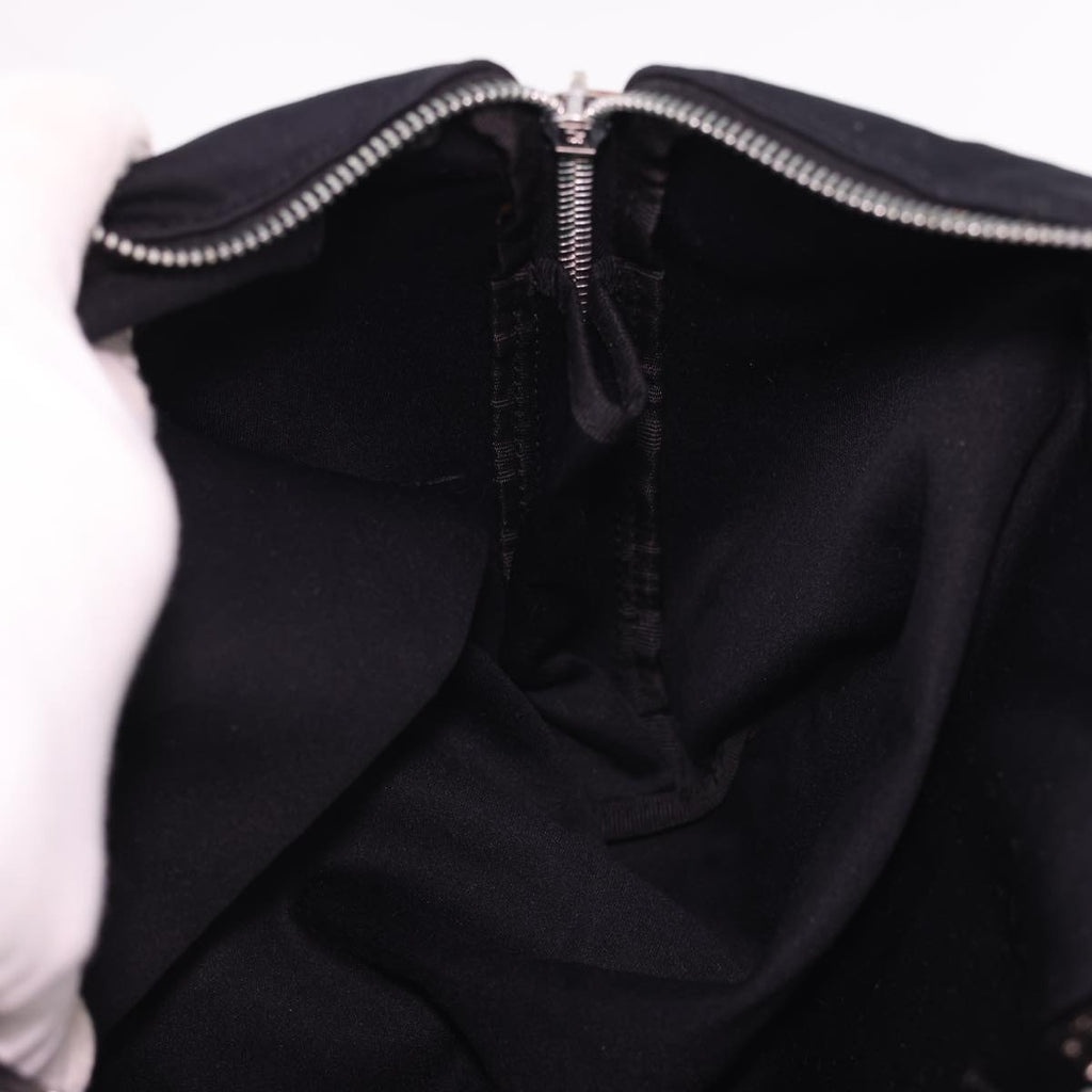 FENDI Hand Bag Nylon Black bs4809
