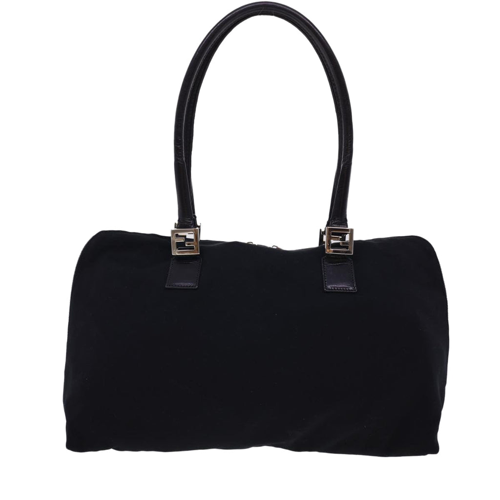 FENDI Hand Bag Nylon Black bs4809
