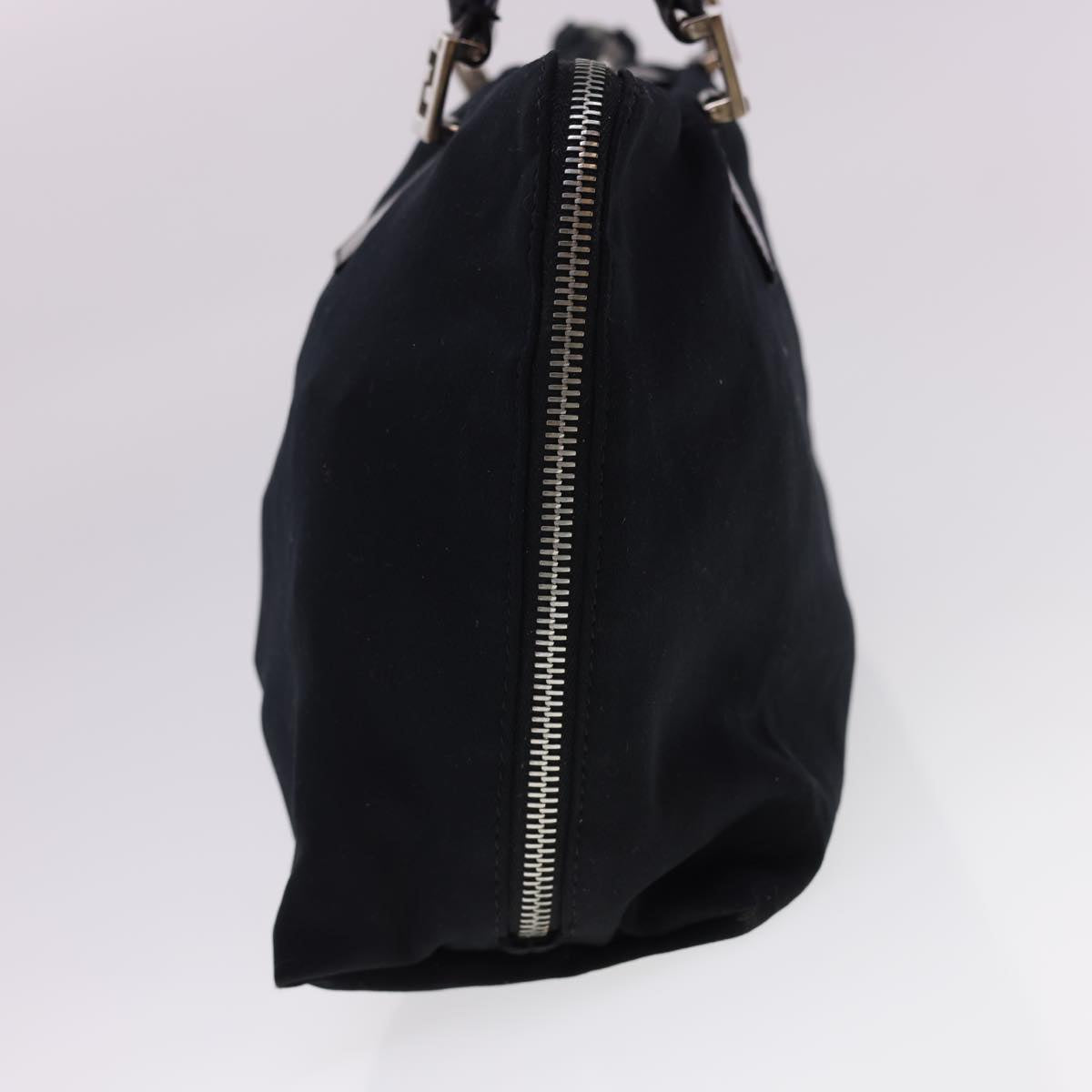 FENDI Hand Bag Nylon Black bs4809