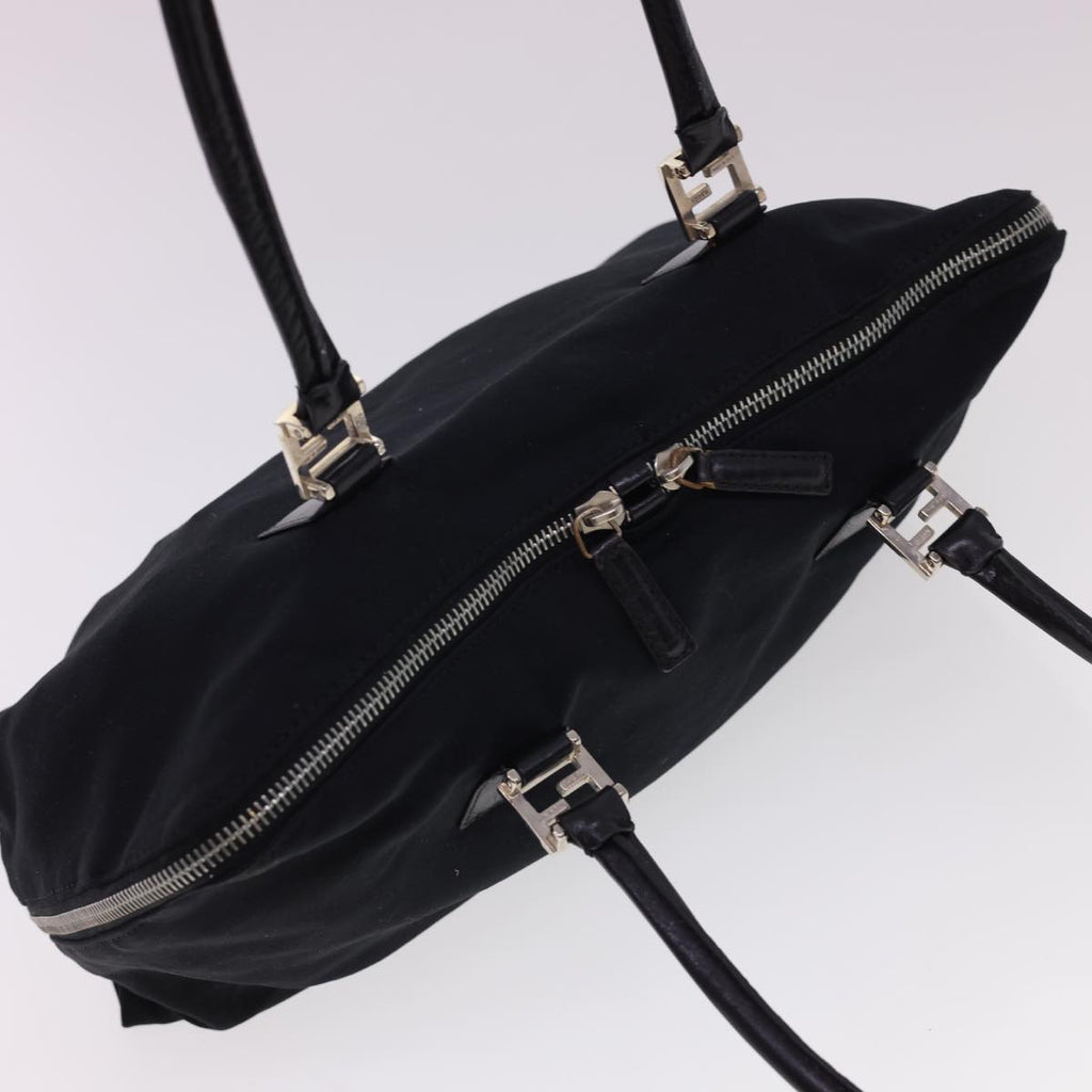 FENDI Hand Bag Nylon Black bs4809