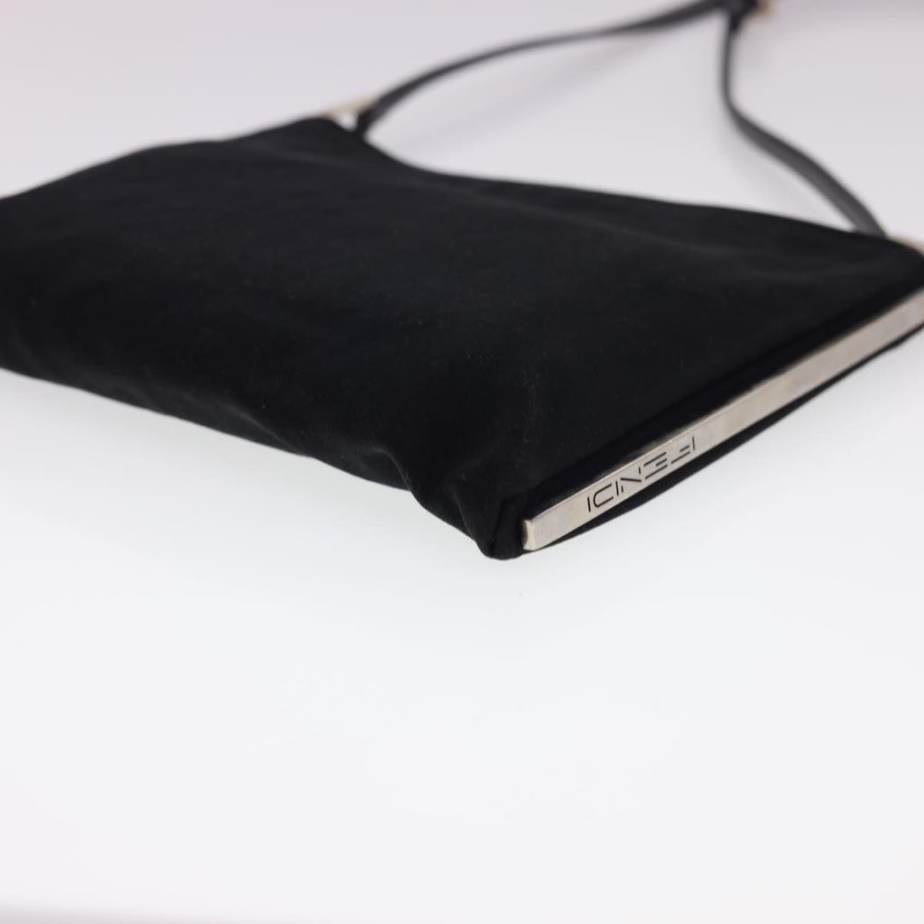 FENDI Shoulder Bag Nylon Black bs4810