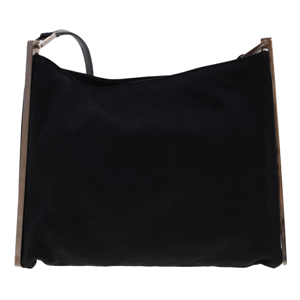 FENDI Shoulder Bag Nylon Black bs4810