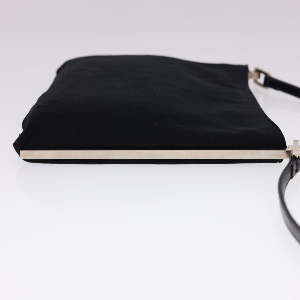 FENDI Shoulder Bag Nylon Black bs4810