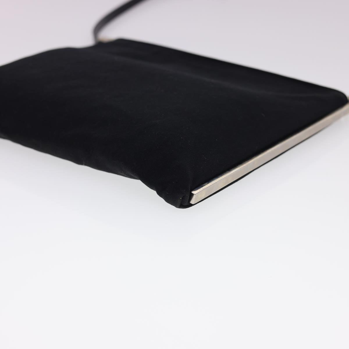 FENDI Shoulder Bag Nylon Black bs4810