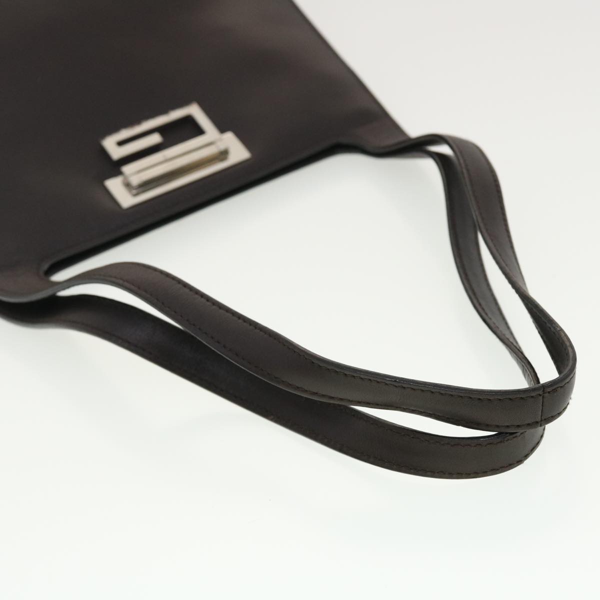 GUCCI Shoulder Bag Leather Brown 001-3043-002113 bs4814