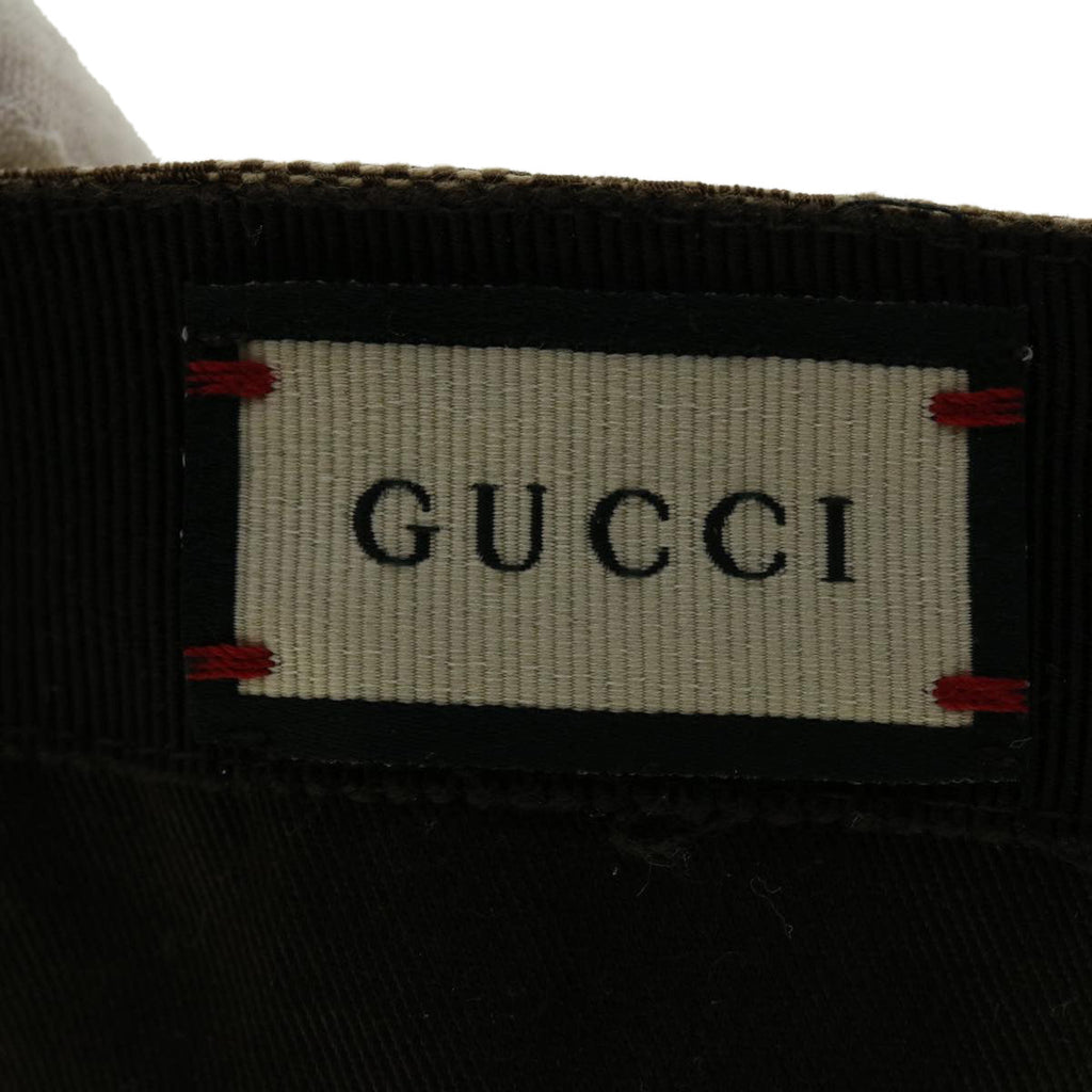GUCCI GG Canvas Cap L Beige 200035 bs4818