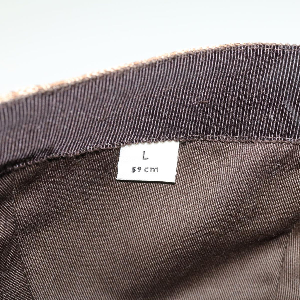 GUCCI GG Canvas Cap L Beige 200035 bs4818