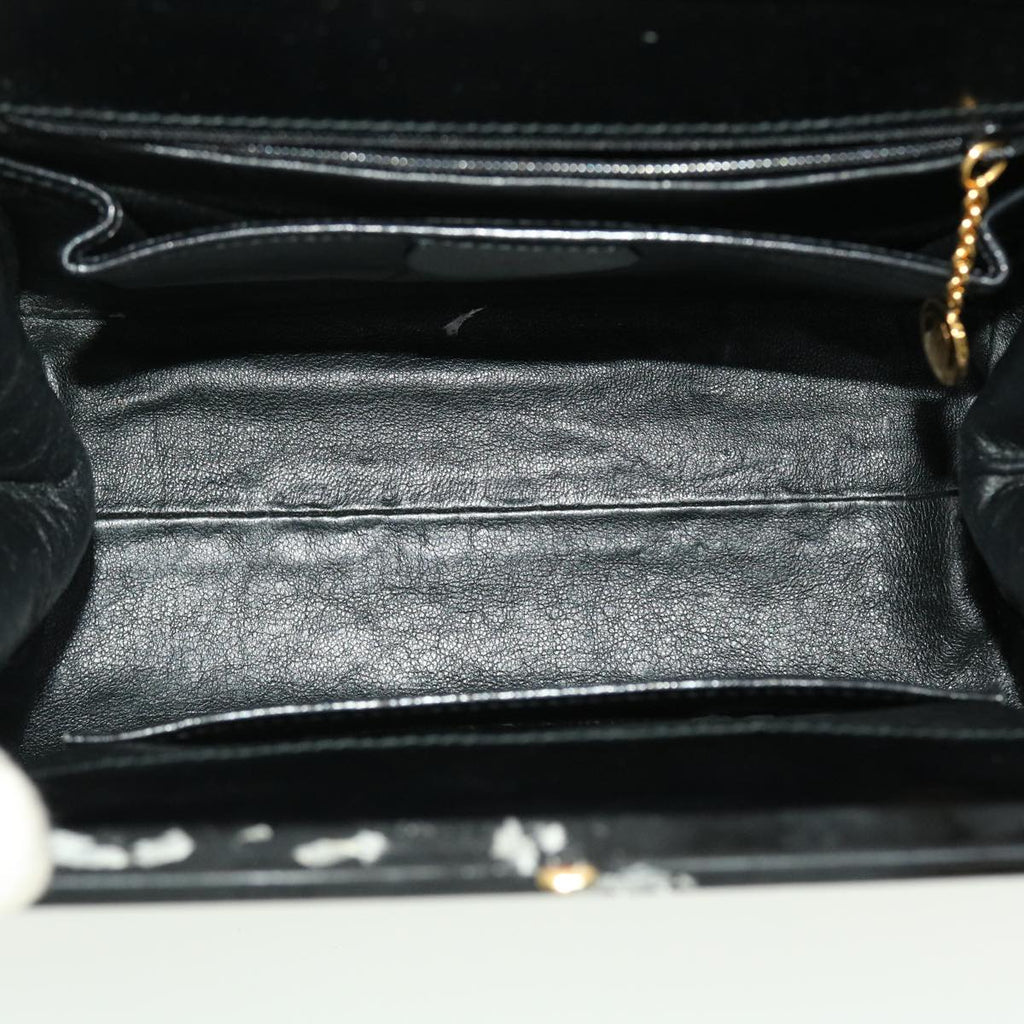 GUCCI Pouch Hand Bag Patent 2Set Black bs4845