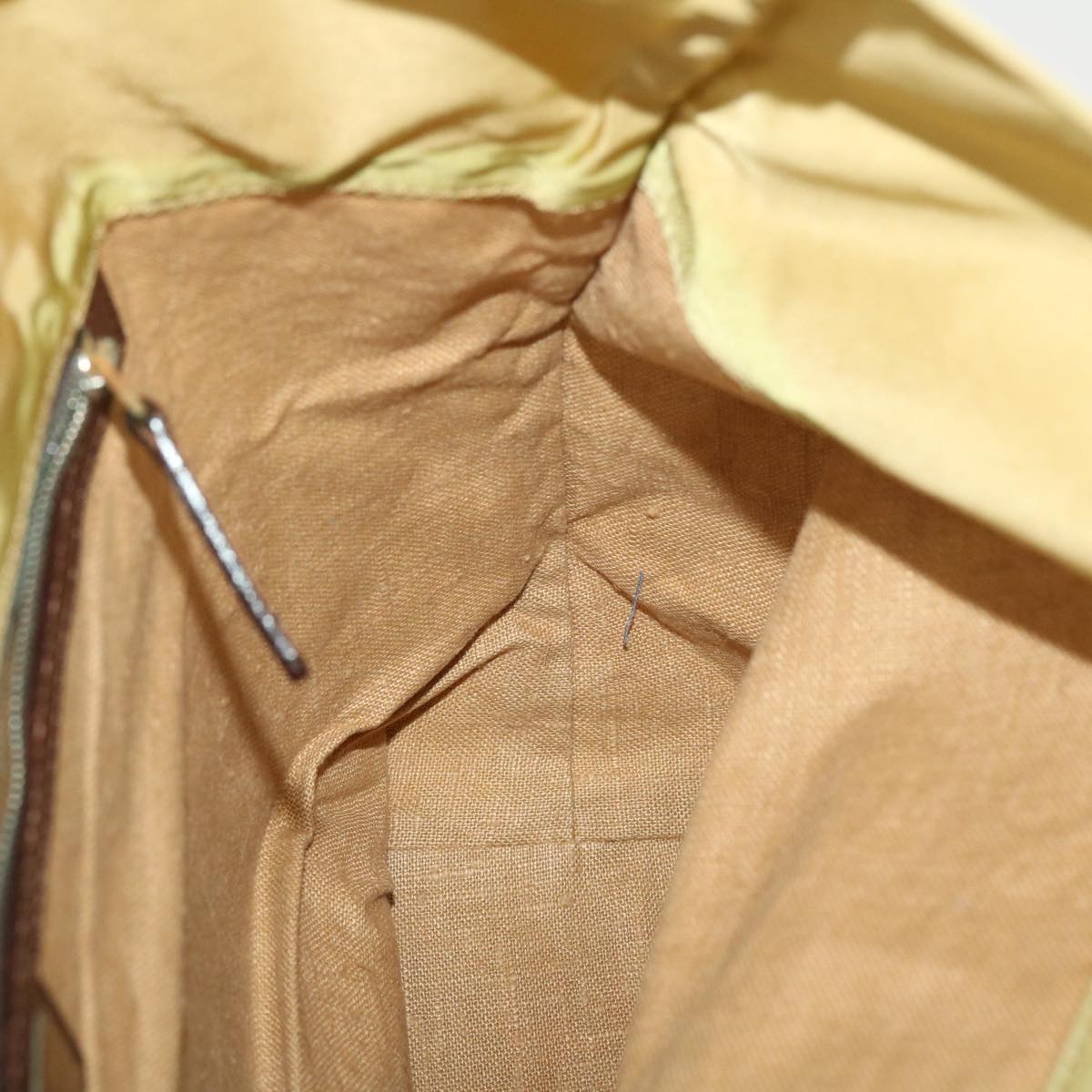 FENDI Tote Bag Nylon Khaki bs4859