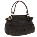FENDI Zucca Canvas Shoulder Bag Brown bs4889