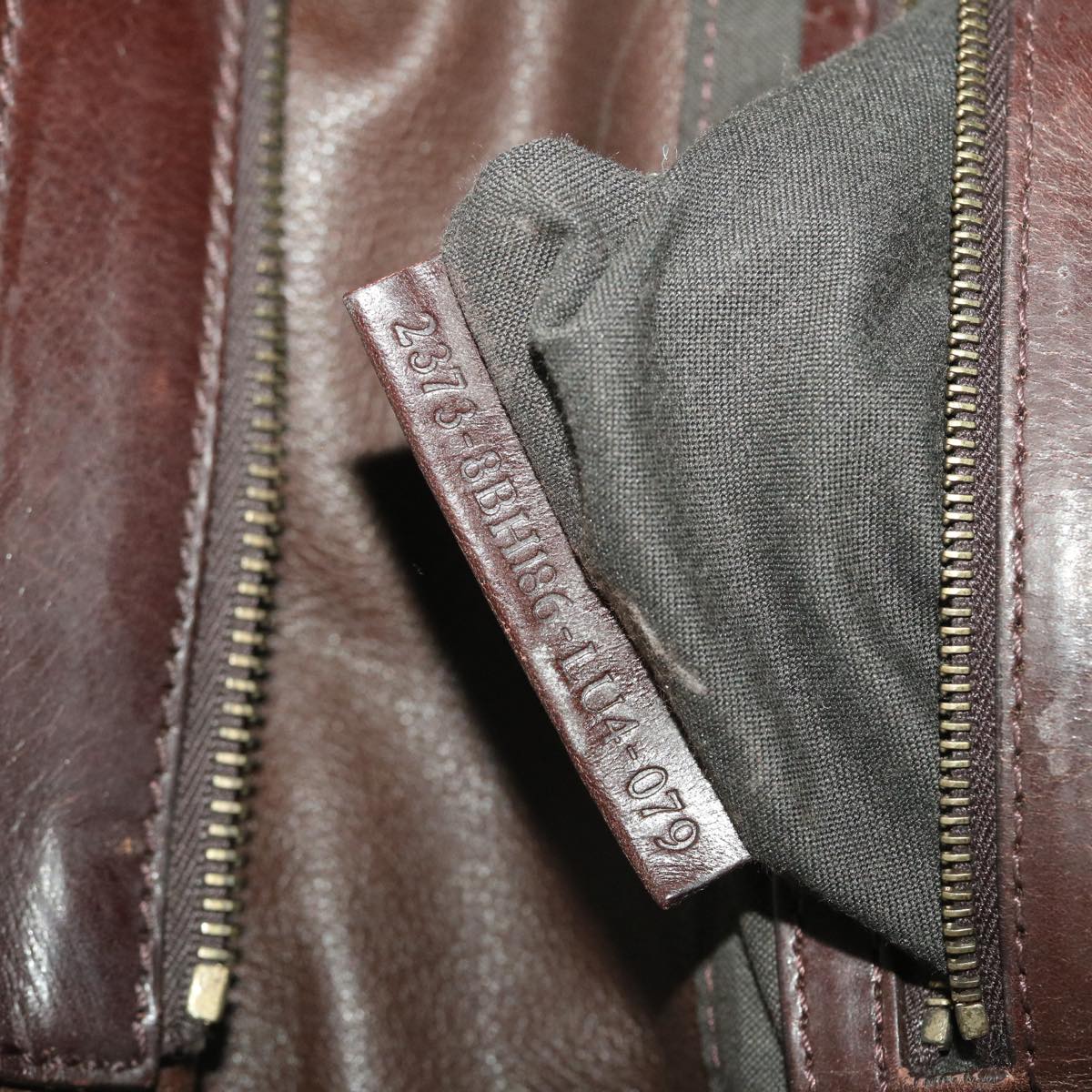 FENDI Zucca Canvas Shoulder Bag Brown bs4889