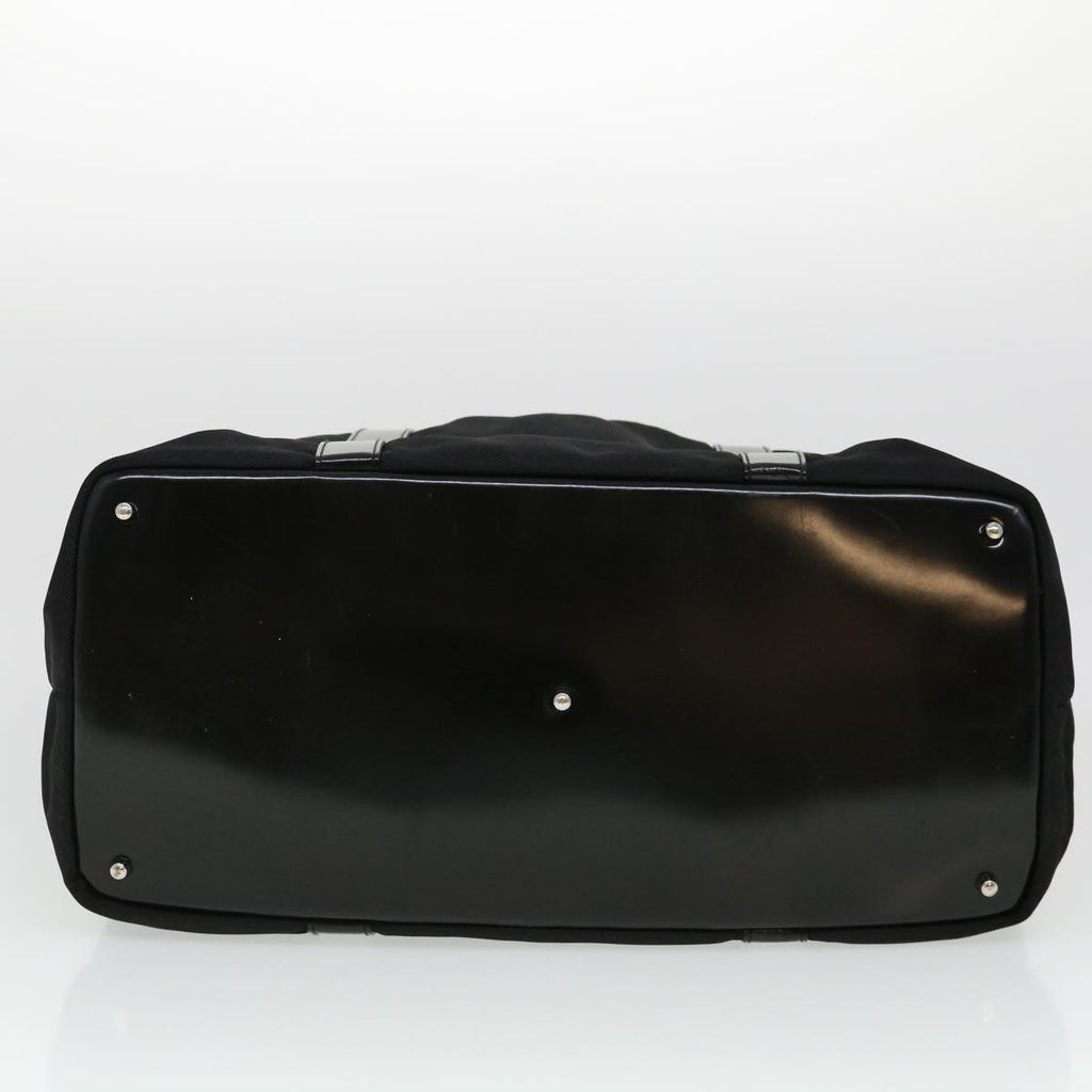 GUCCI Bamboo Tote Bag Nylon Black bs4991