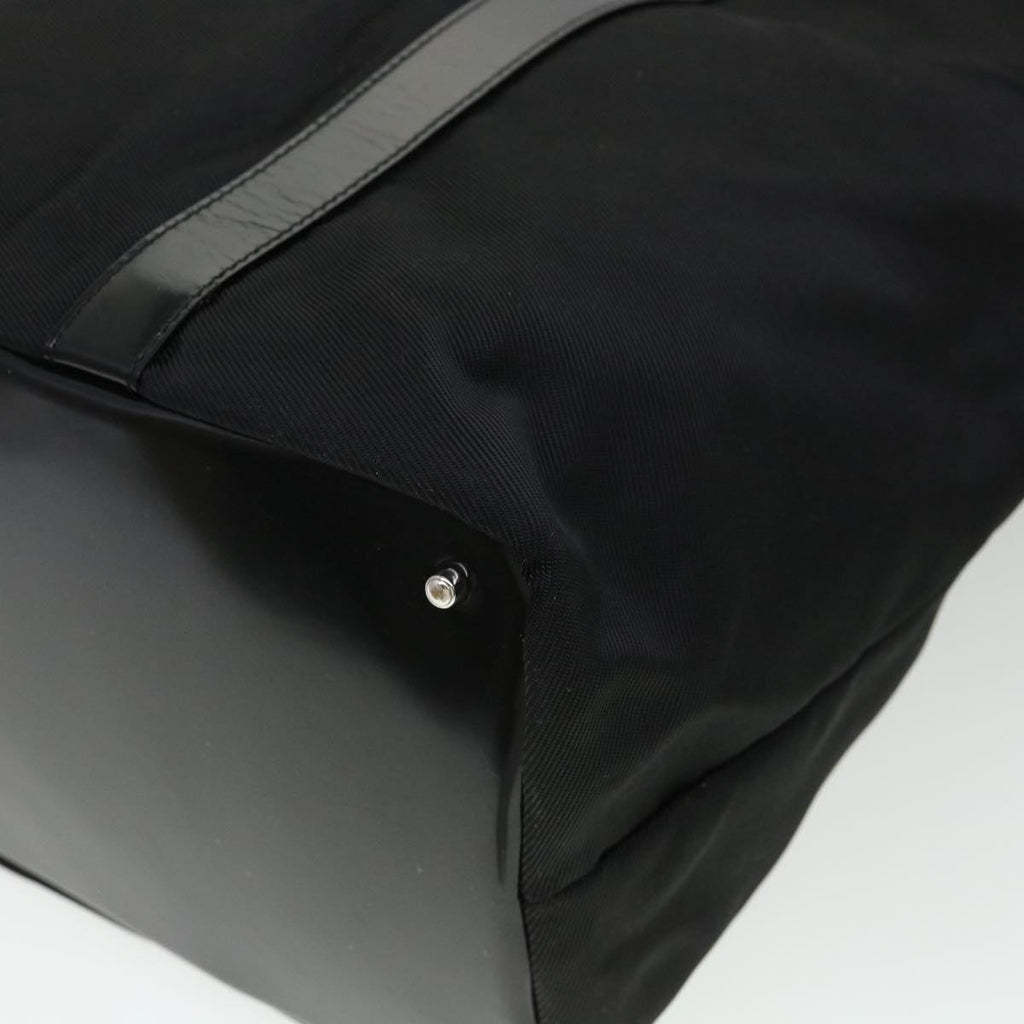 GUCCI Bamboo Tote Bag Nylon Black bs4991