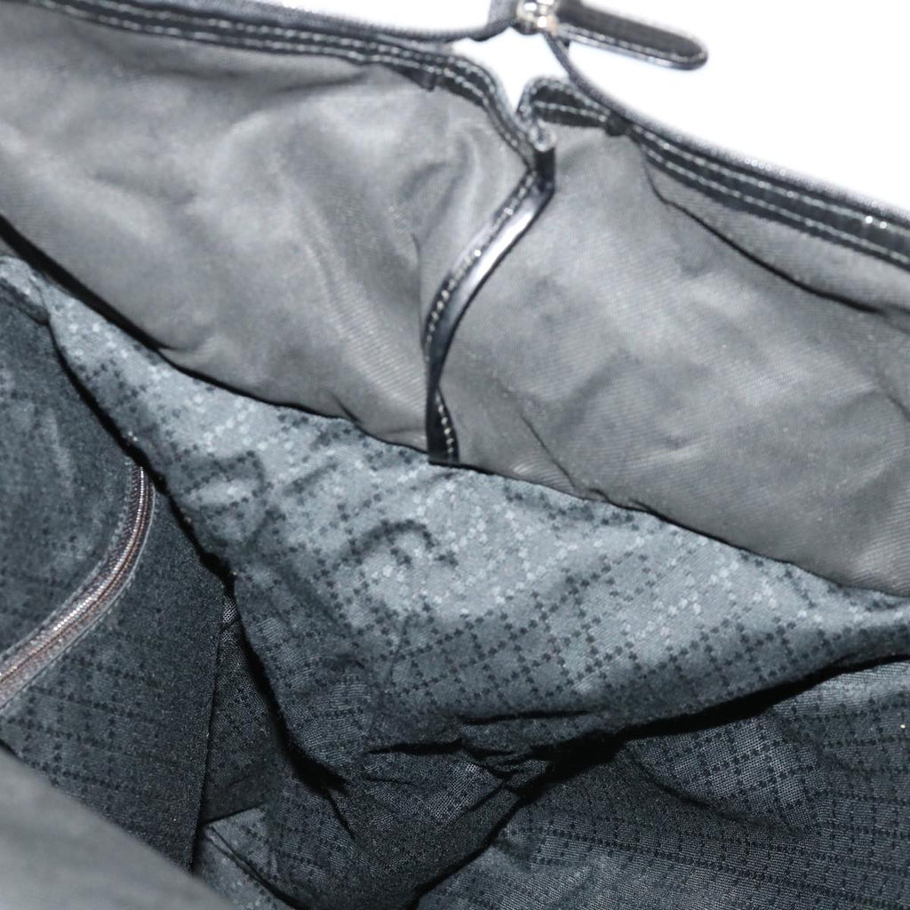 GUCCI Bamboo Tote Bag Nylon Black bs4991