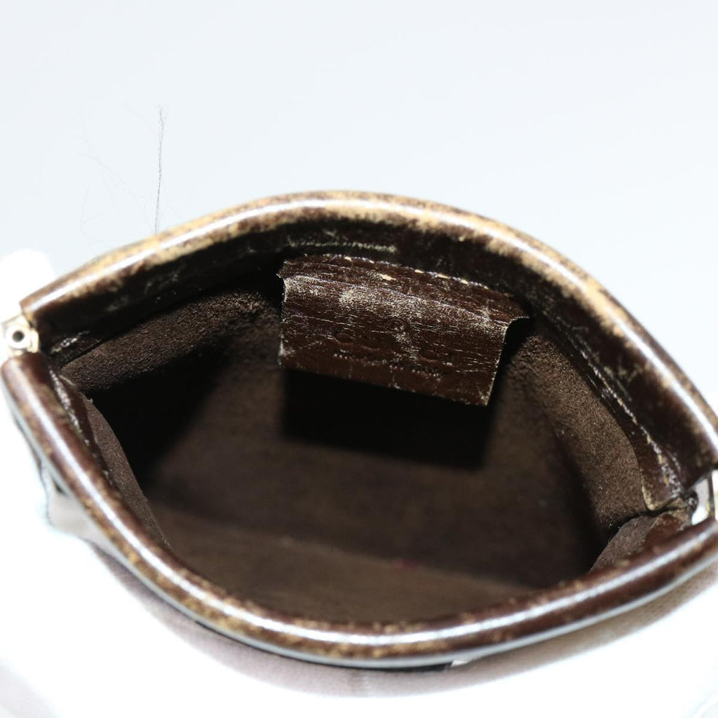 GUCCI Hand Bag Suede Brown 95374 bs5004