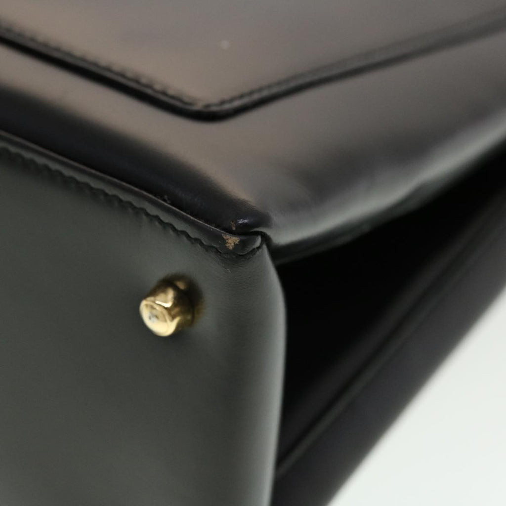 GUCCI Shoulder Bag Leather Black 00221130333 bs5042