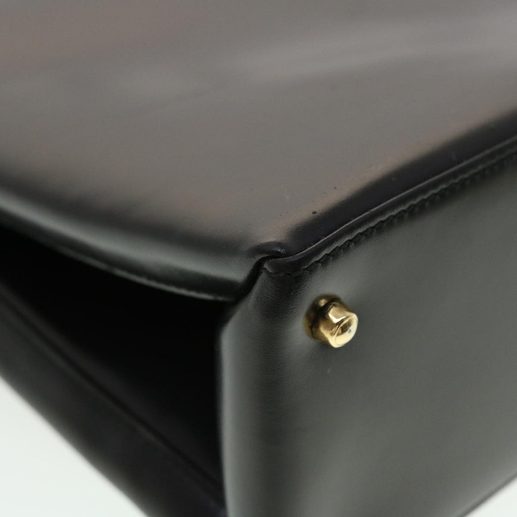 GUCCI Shoulder Bag Leather Black 00221130333 bs5042