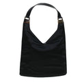 GUCCI Shoulder Bag Canvas Black bs5045