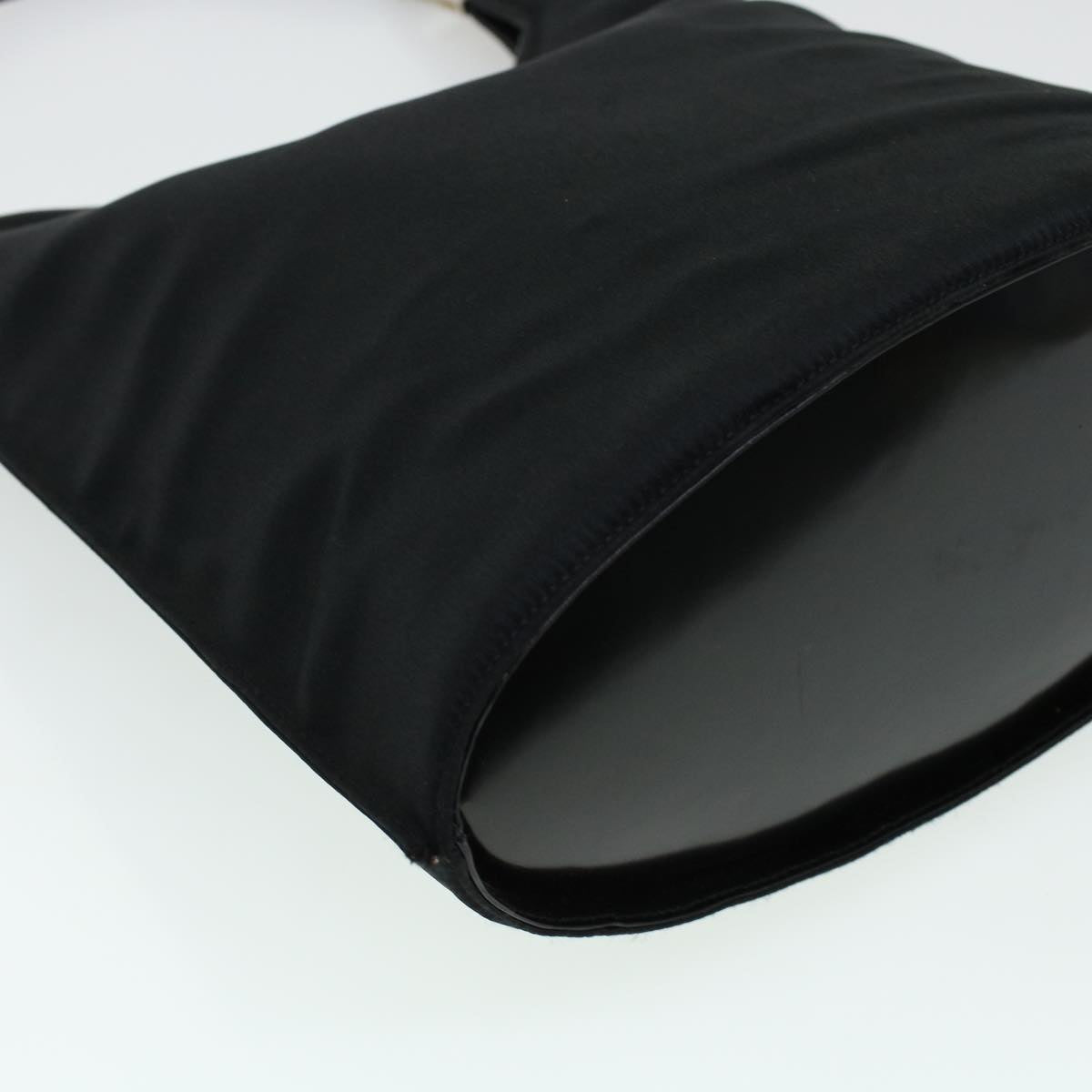 GUCCI Shoulder Bag Canvas Black bs5045
