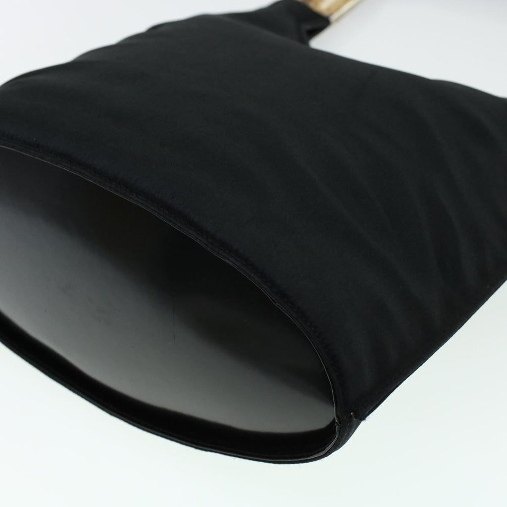 GUCCI Shoulder Bag Canvas Black bs5045