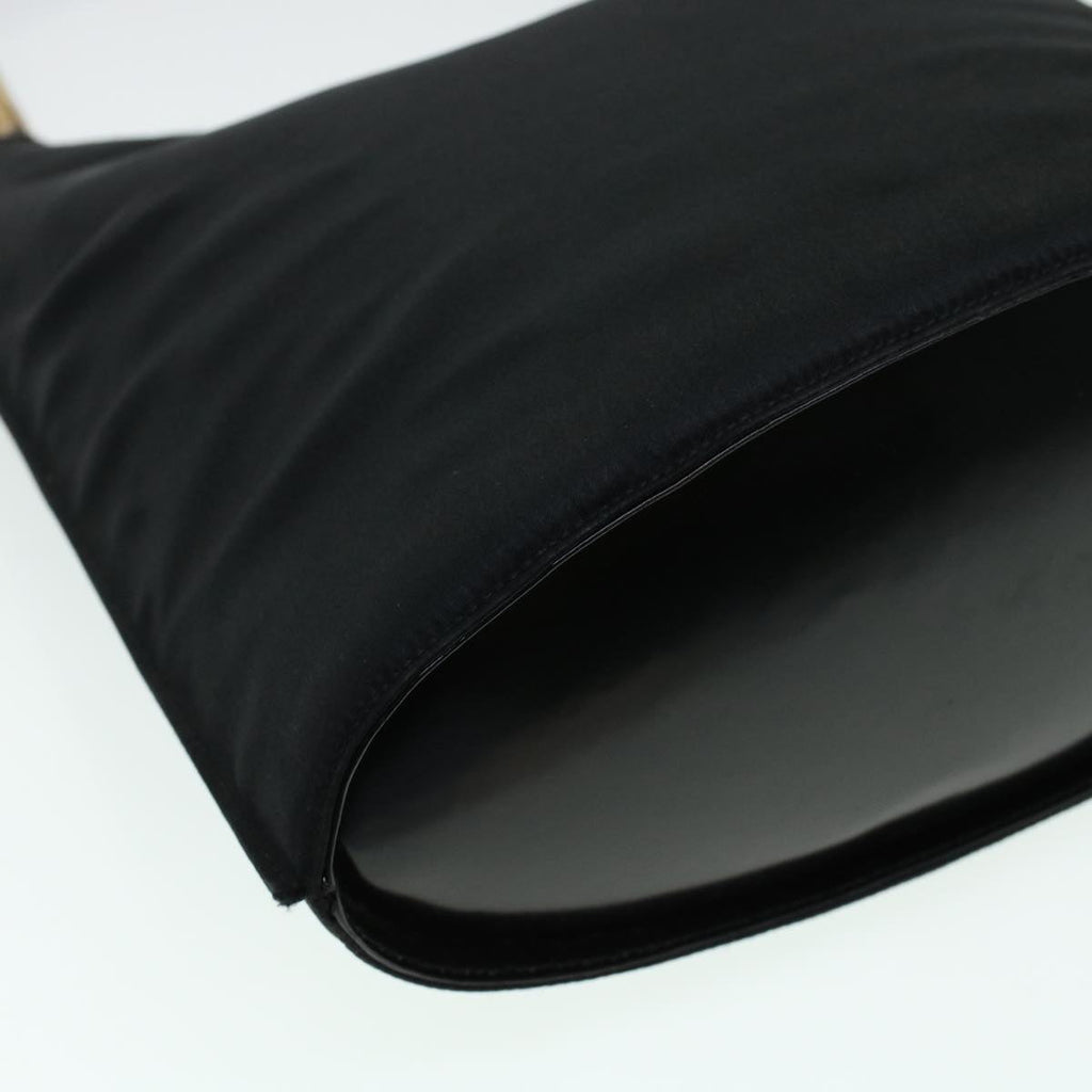 GUCCI Shoulder Bag Canvas Black bs5045