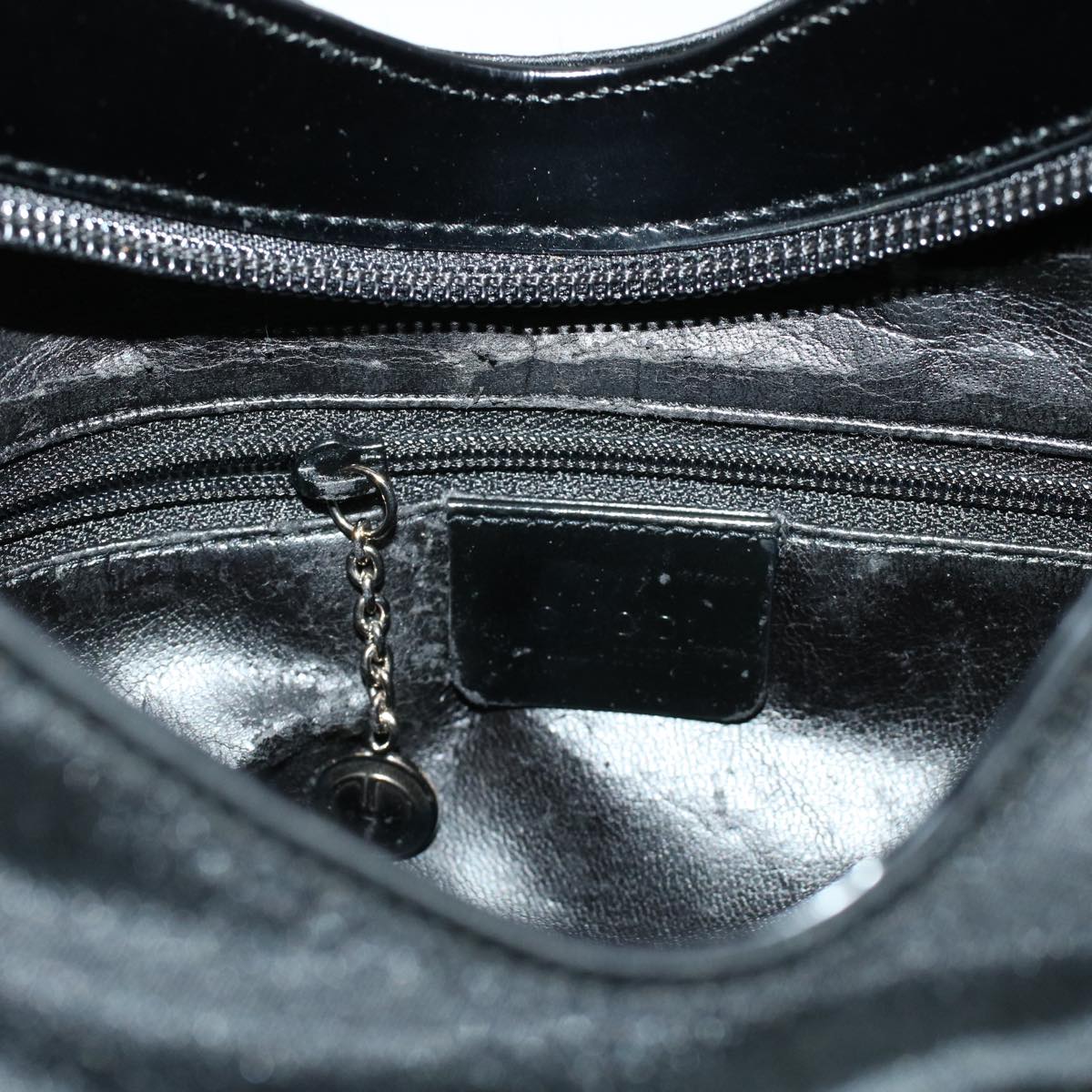 GUCCI Shoulder Bag Canvas Black bs5045