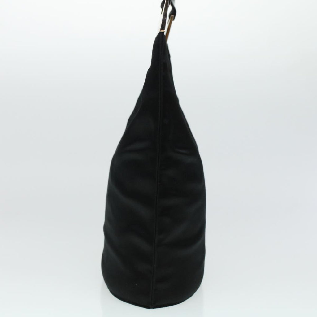 GUCCI Shoulder Bag Canvas Black bs5045