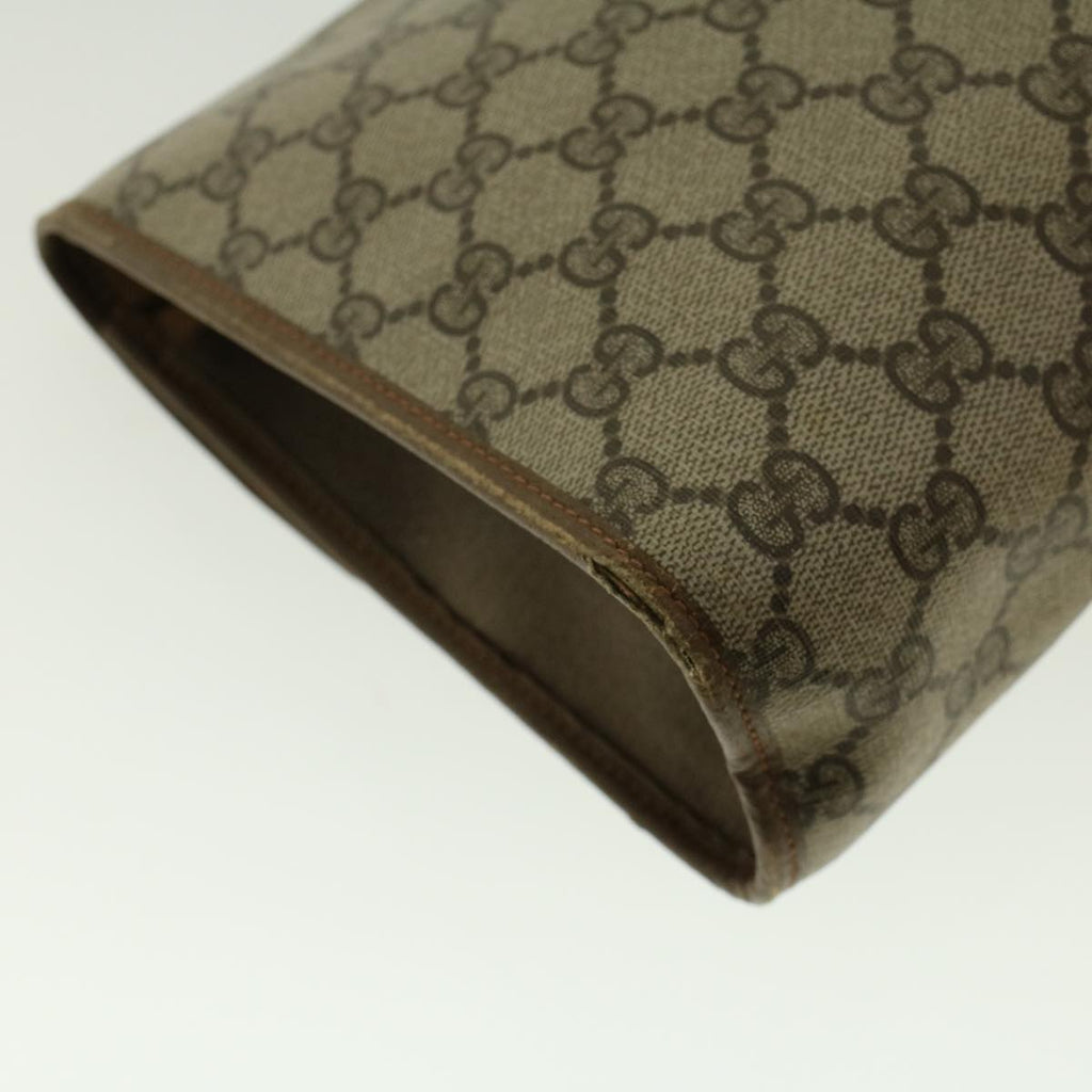 GUCCI GG Canvas Web Sherry Line Clutch Bag Beige Red Green 8901031 bs5120