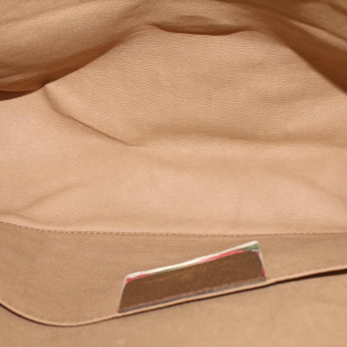 GUCCI GG Canvas Web Sherry Line Clutch Bag Beige Red Green 8901031 bs5120