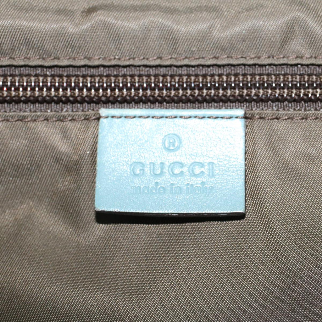 GUCCI GG Canvas Guccissima Shoulder Bag Light Blue 162419 bs5126