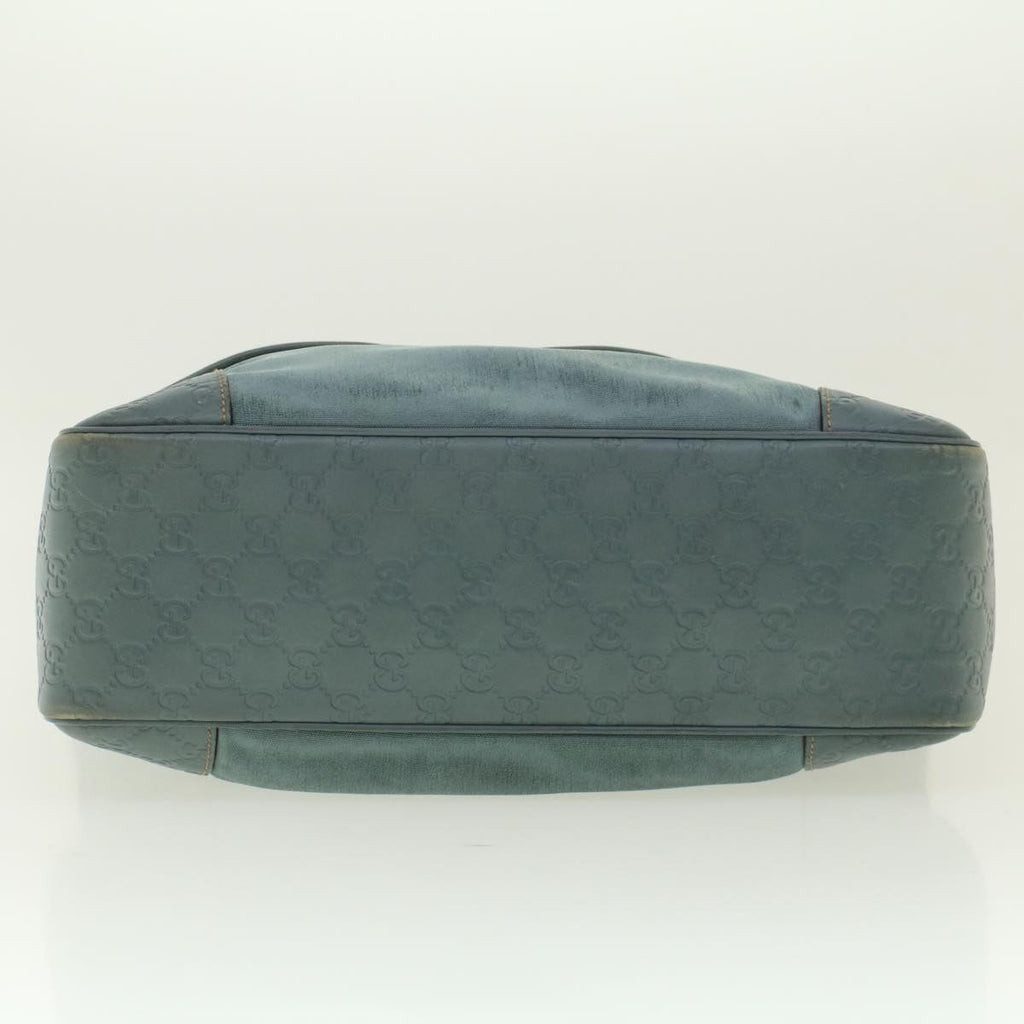 GUCCI GG Canvas Guccissima Shoulder Bag Light Blue 162419 bs5126