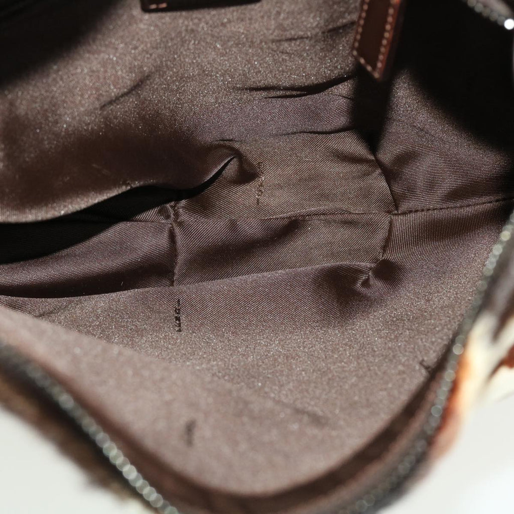 FENDI Shoulder Bag Harako leather Brown bs5205
