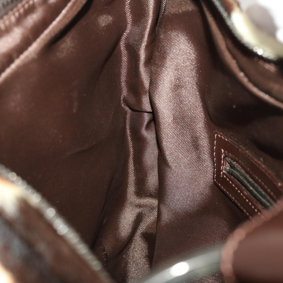 FENDI Shoulder Bag Harako leather Brown bs5205