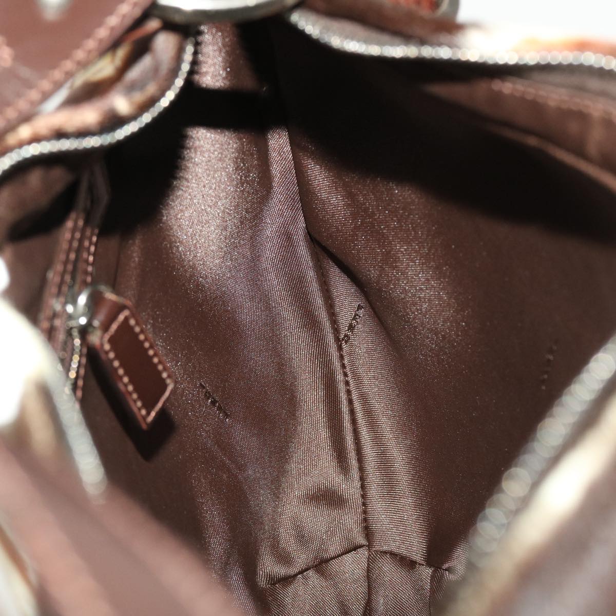 FENDI Shoulder Bag Harako leather Brown bs5205