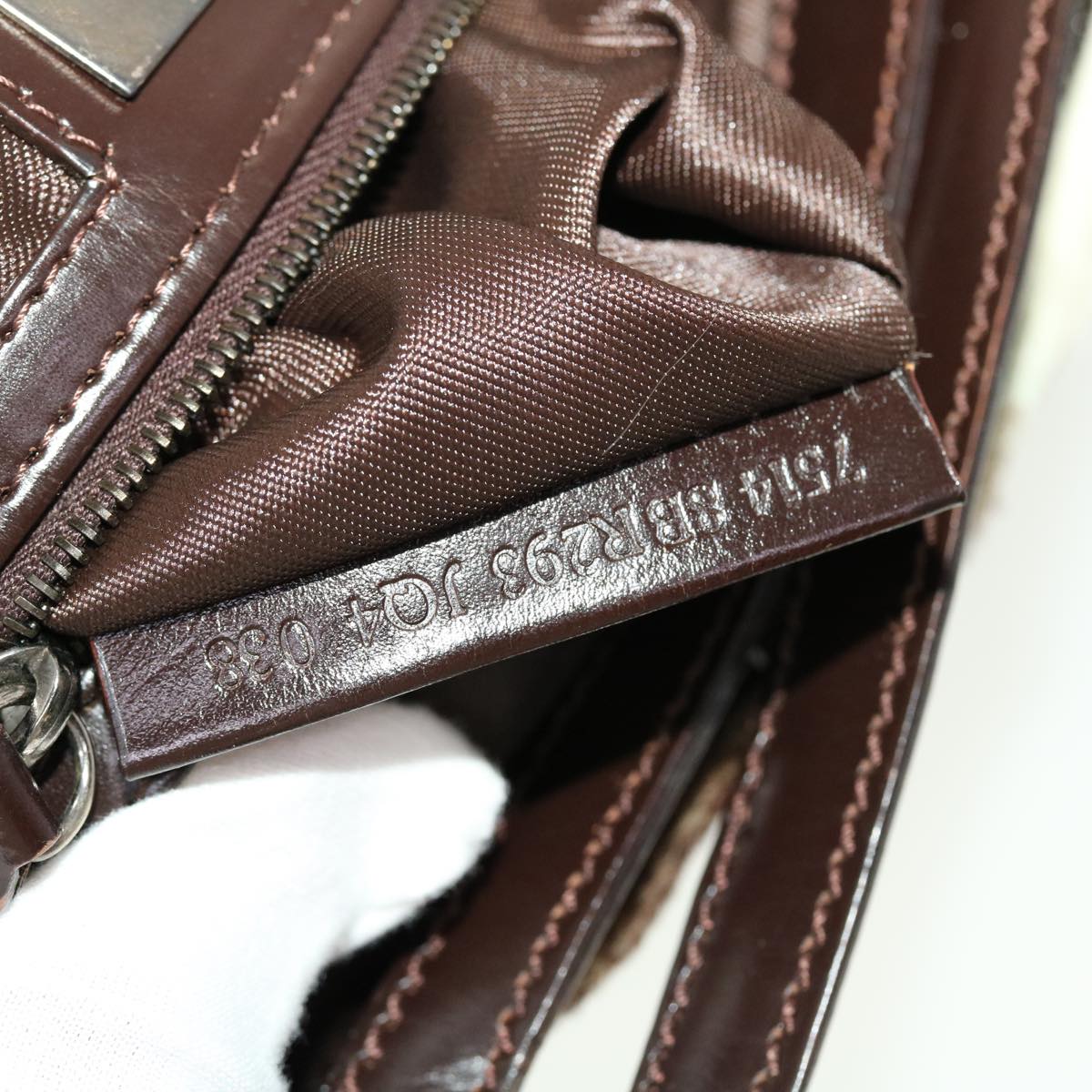 FENDI Shoulder Bag Harako leather Brown bs5205