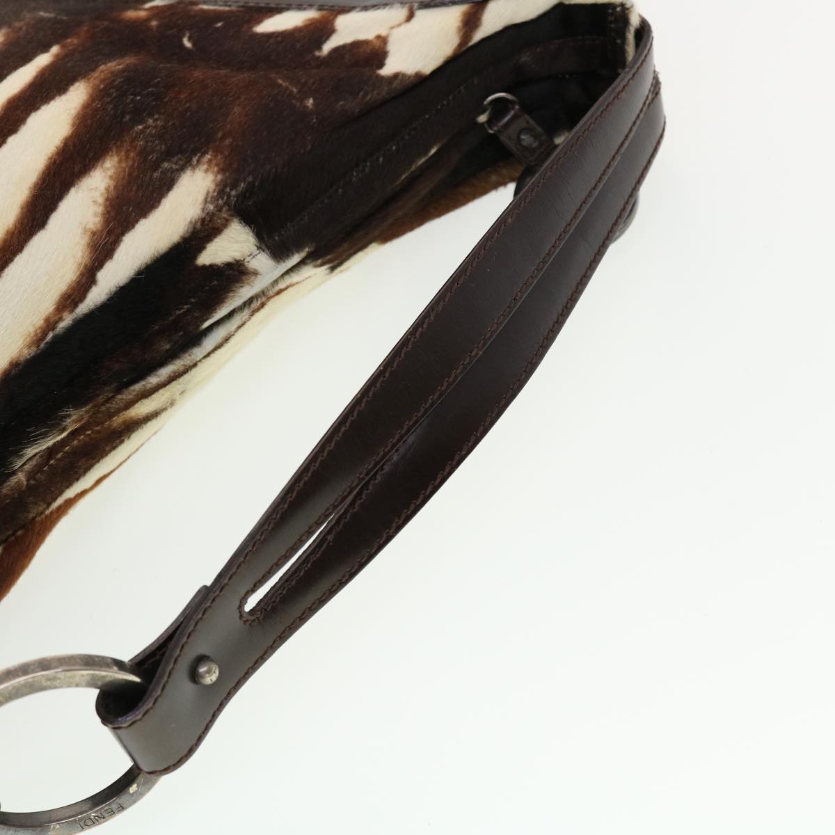 FENDI Shoulder Bag Harako leather Brown bs5205